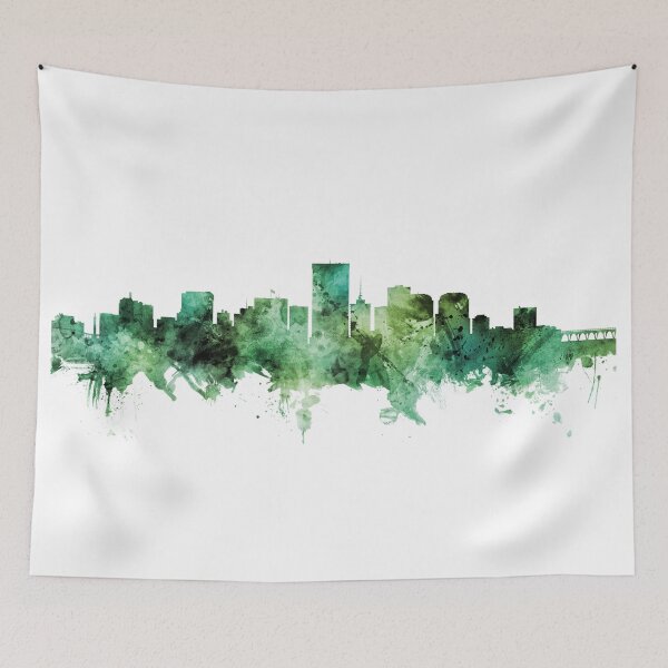 Artikelvorschau, Richmond Virginia Skyline entworfen und verkauft von ArtPrints.