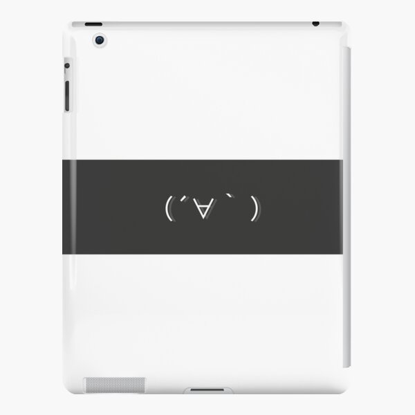 Come On Emoticon 2ch Kaomoji Ipad Case Skin By Dialektkoenig Redbubble