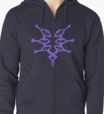 Le Grimleal (Violet) Veste zippée à capuche