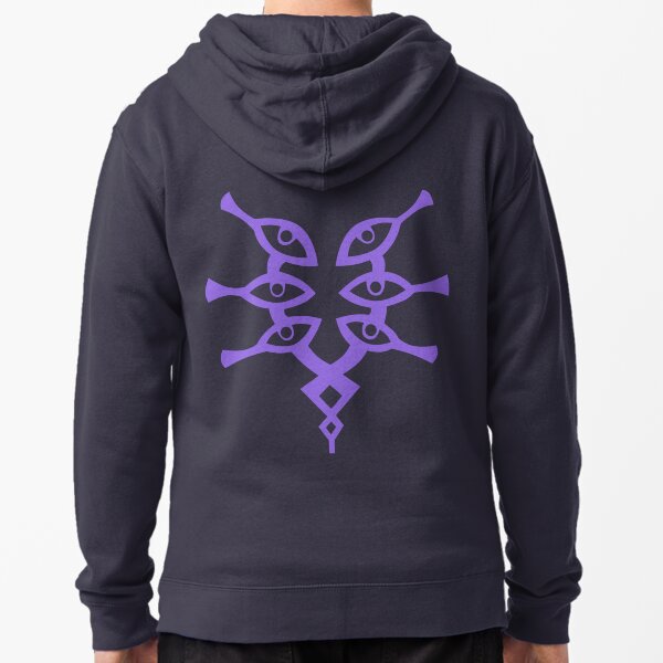 The Grimleal (Purple) Zipped Hoodie