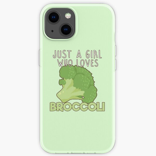 Just A Girl Who Loves Broccoli. iPhone Soft Case