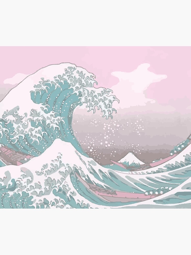Pastel The Great Wave off Kanagawa by Freshfroot