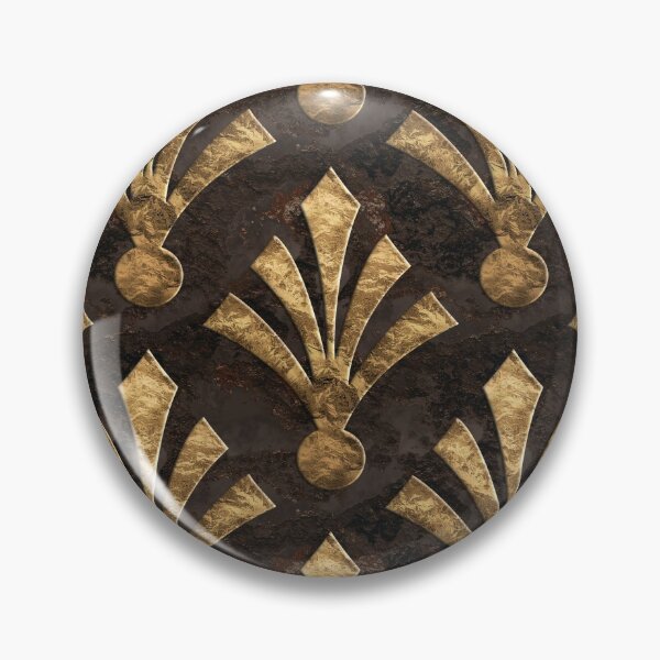 Item preview, Elegant Gold Brown Art Deco Pattern designed and sold by artsandsoul.