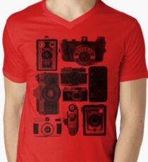 Old Cameras Men's V-Neck T-Shirt