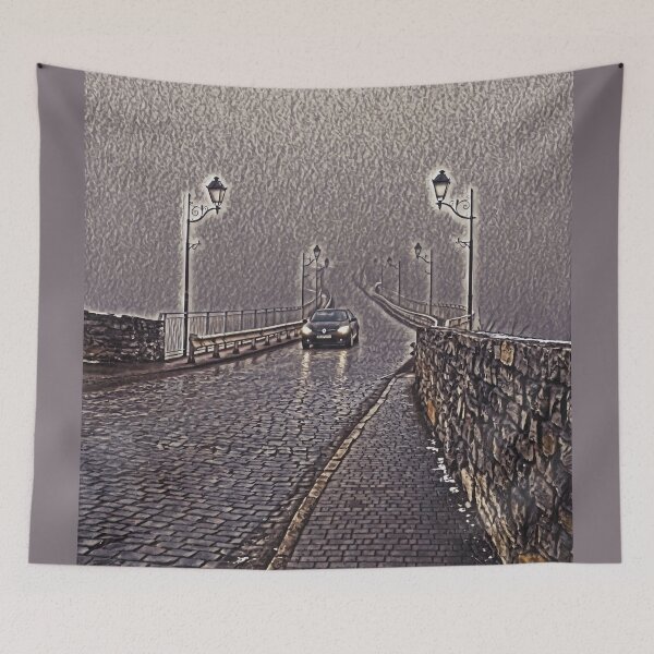 Item preview, Misty bridge leading to nowhere designed and sold by helenkaiy.