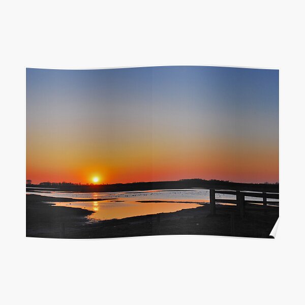 Sunset over Schouwen Poster