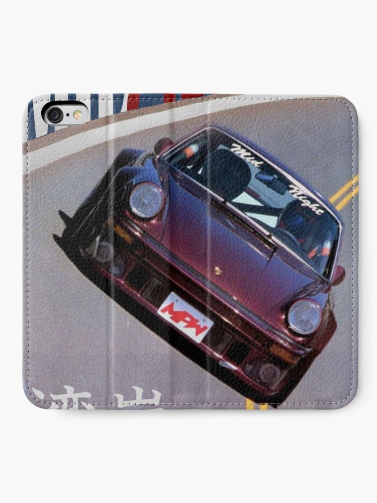Alternate view of Mid Night Club Japan - Porsche 911 iPhone Wallet