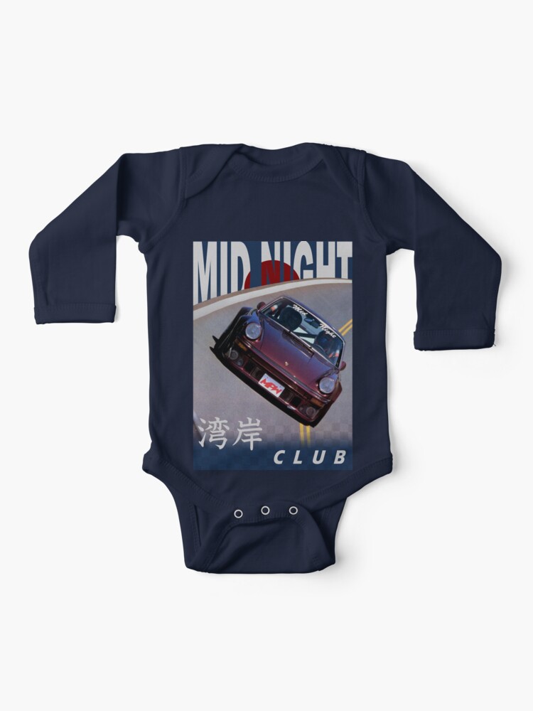 Mid Night Club Japan Porsche 911 Baby One Piece By Carsaddiction Redbubble