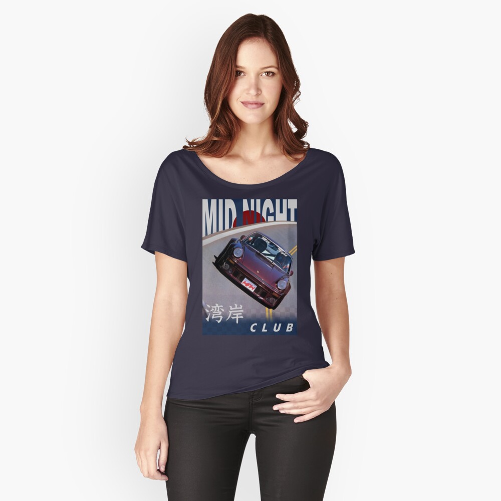 Mid Night Club Japan - Porsche 911 Relaxed Fit T-Shirt