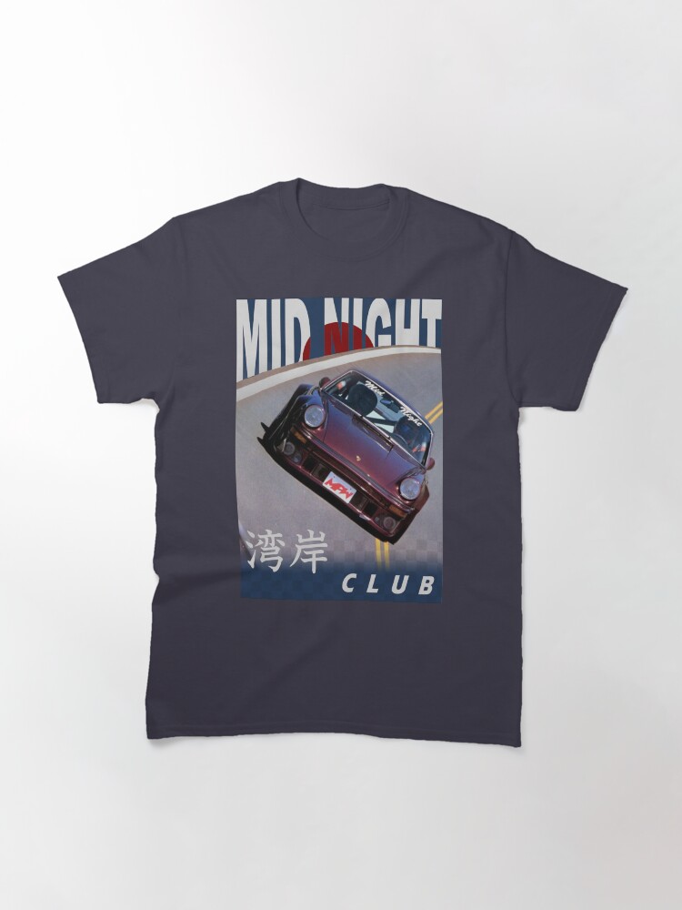 Alternate view of Mid Night Club Japan - Porsche 911 Classic T-Shirt