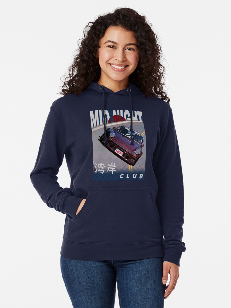 Alternate view of Mid Night Club Japan - Porsche 911 Lightweight Hoodie