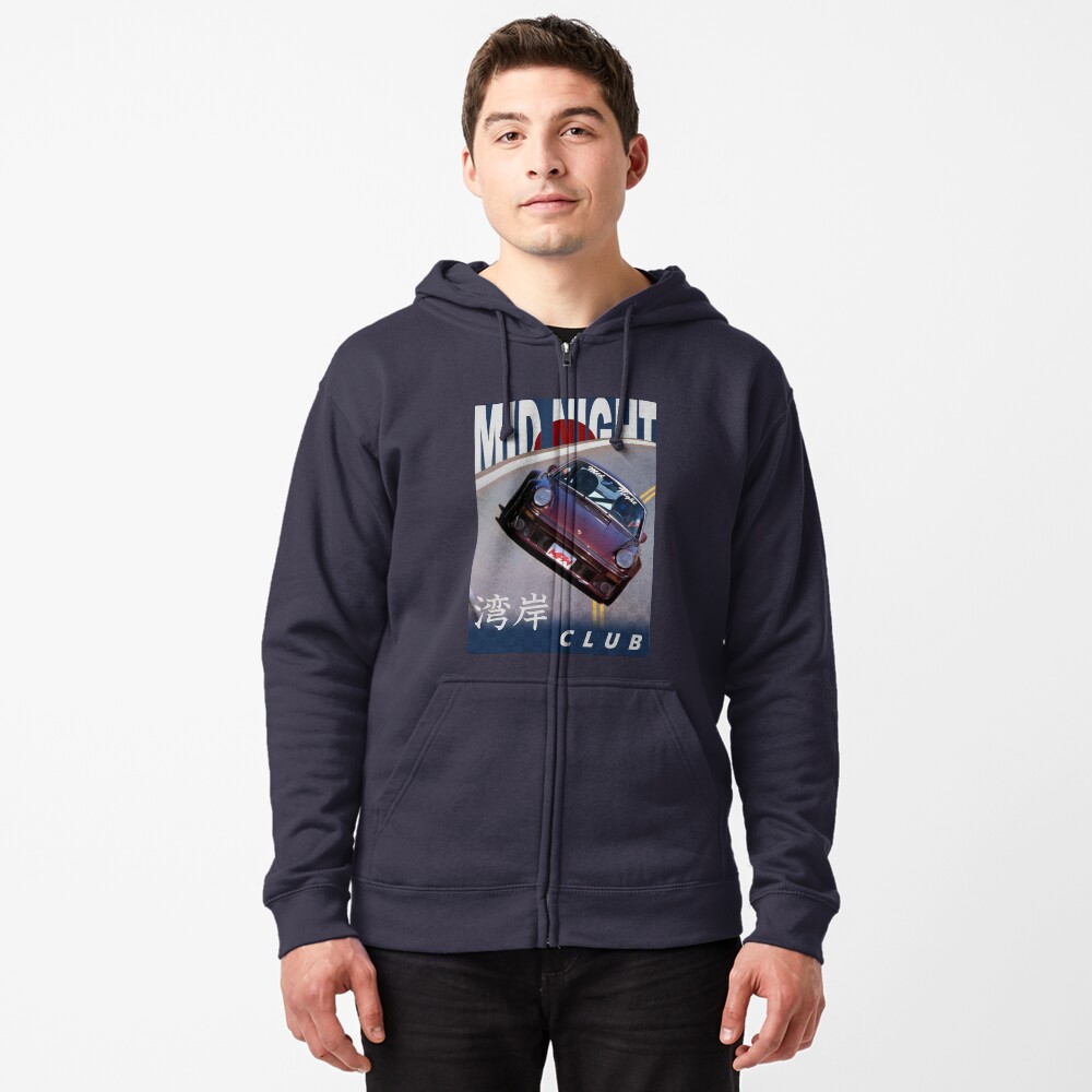 Mid Night Club Japan - Porsche 911 Zipped Hoodie