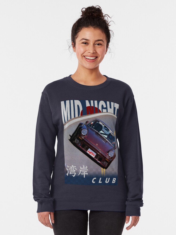 Alternate view of Mid Night Club Japan - Porsche 911 Pullover Sweatshirt