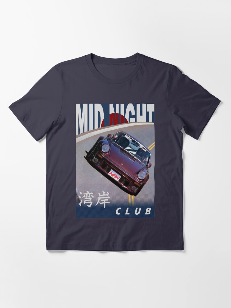 Alternate view of Mid Night Club Japan - Porsche 911 Essential T-Shirt