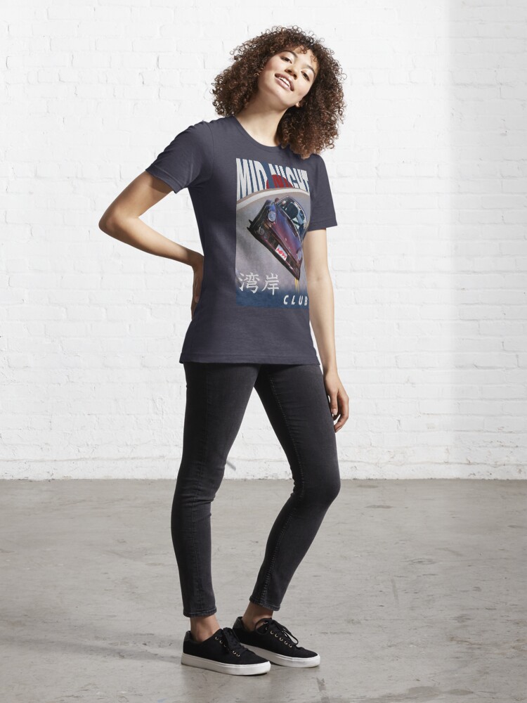 Alternate view of Mid Night Club Japan - Porsche 911 Essential T-Shirt