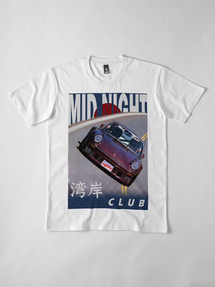 Alternate view of Mid Night Club Japan - Porsche 911 Premium T-Shirt