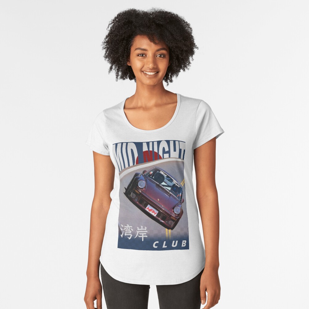 Mid Night Club Japan - Porsche 911 Premium Scoop T-Shirt