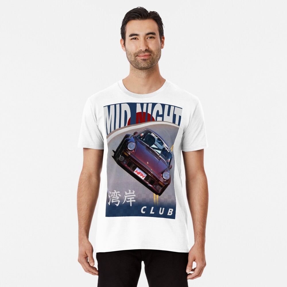 Mid Night Club Japan - Porsche 911 Premium T-Shirt
