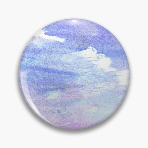Item preview, Watercolor clouds in sky with sunset designed and sold by wunderfamily.