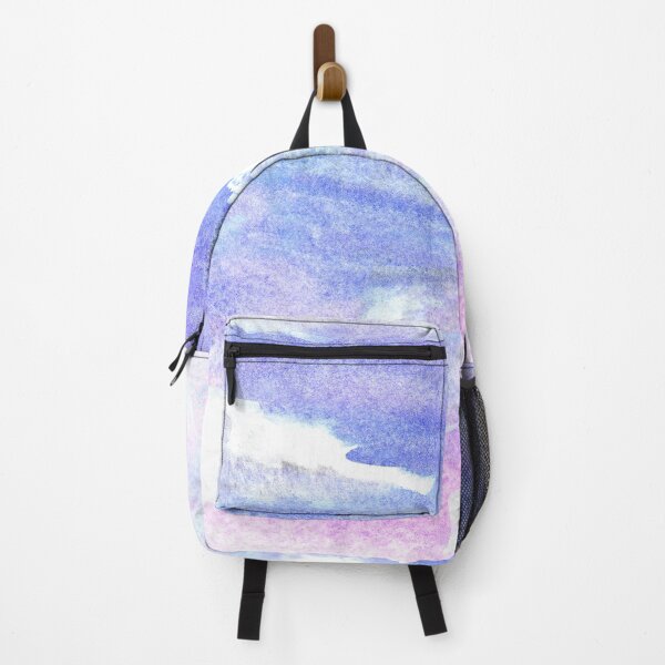 Item preview, Watercolor clouds in sky with sunset designed and sold by wunderfamily.