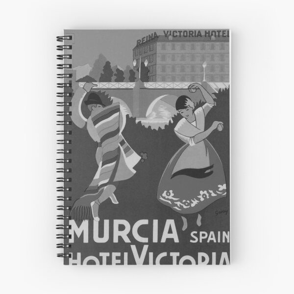 Item preview, Murica Spain Noire vintage travel poster designed and sold by stickart-marek.
