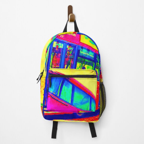Item preview, London bus Big Ben vibrant landscape vibrancy cartoon collection designed and sold by Julieford.