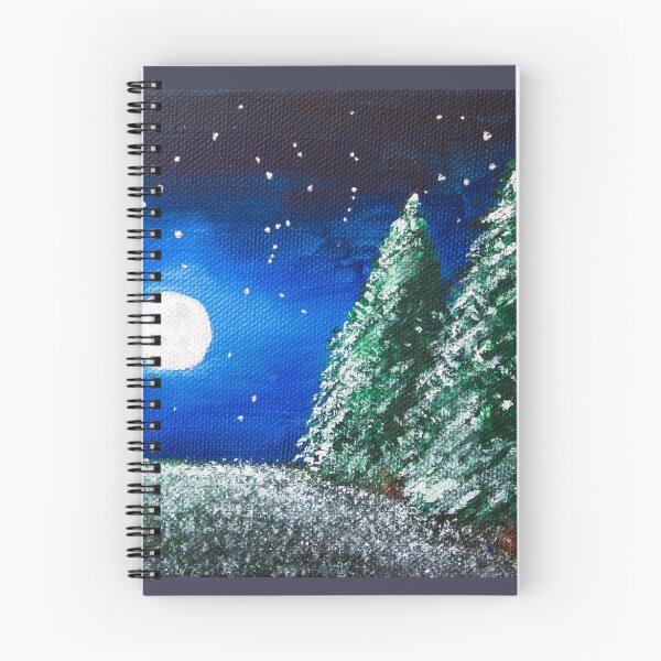 Item preview, Moonlit Snowy Trees designed and sold by Deity Of Duality.