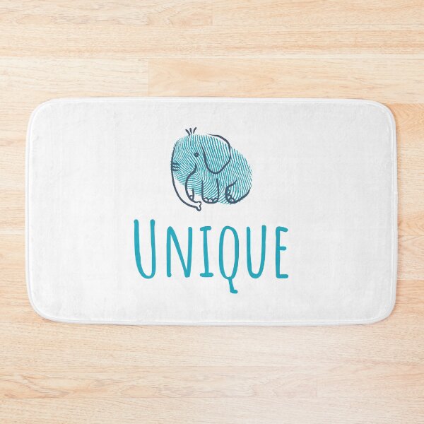 Item preview, Unique Blue Fingerprint Elephant designed and sold by kbircham.