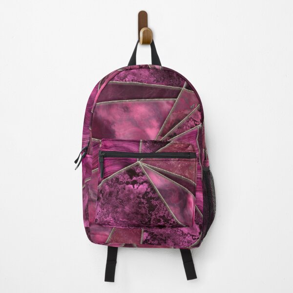 Artikelvorschau, Edelsteinmarmor Fuchsia Burgund im Buntglasstil entworfen und verkauft von artsandsoul.