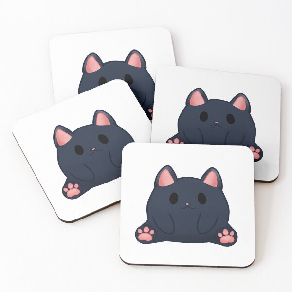Item preview, Black Chibi Kitty designed and sold by Scaredmushroom.