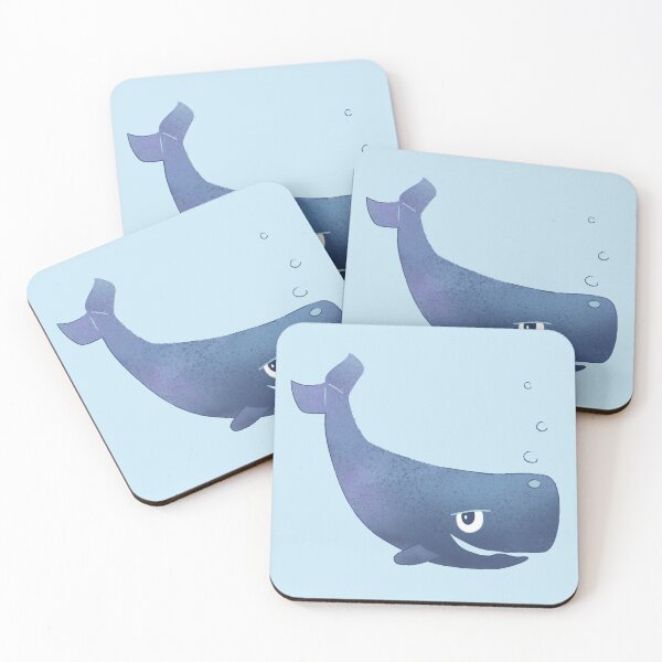 Item preview, Whale nursery decoration decorative blue pastel symbol illustration Scandinavian designed and sold by eskima.