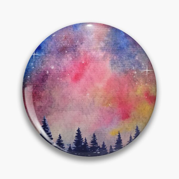 Item preview, Watercolor Starry Night designed and sold by Vector Scout Lab.