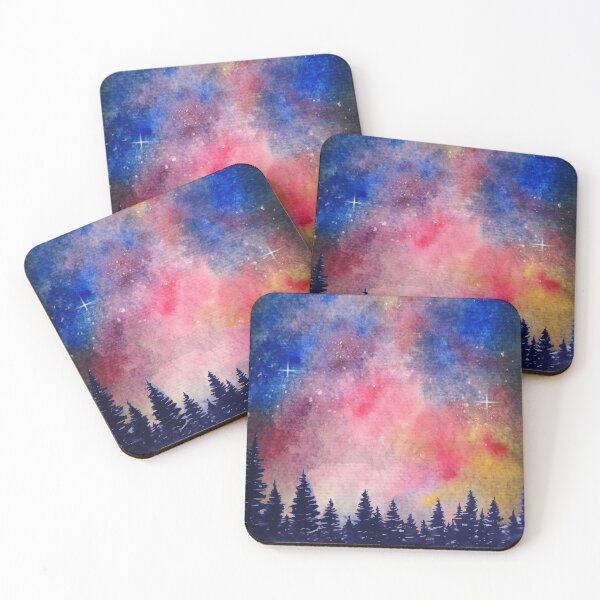 Item preview, Watercolor Starry Night designed and sold by Vector Scout Lab.