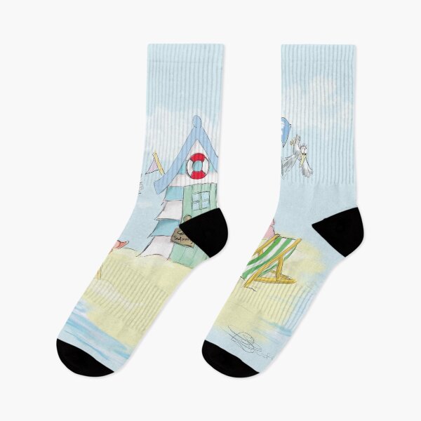 Item preview, Beach Huts - Gone Swimming designed and sold by laurasilvester.