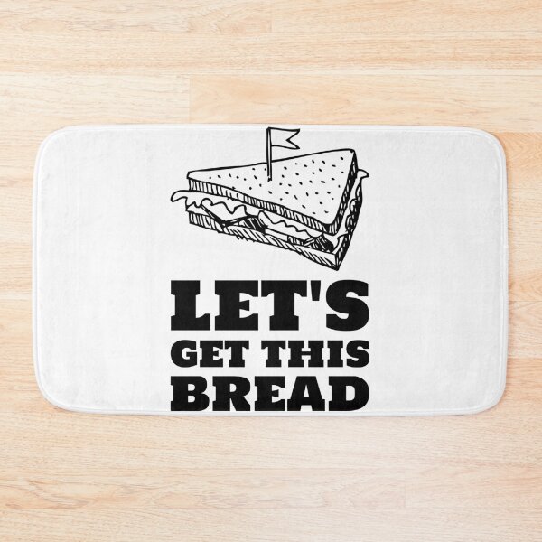Item preview, Let's get this bread sliced sandwich black designed and sold by javes93.
