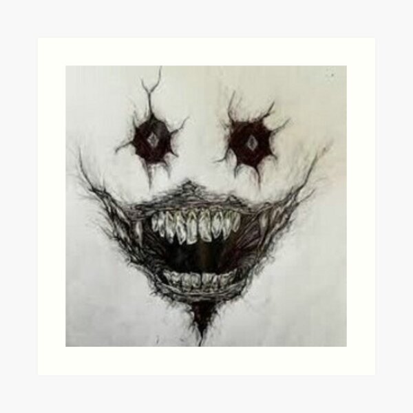 Creepy Smile Art Prints | Redbubble