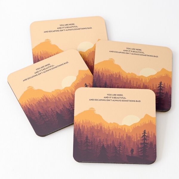 Item preview, Firewatch Minimalist Quote designed and sold by Stibo.