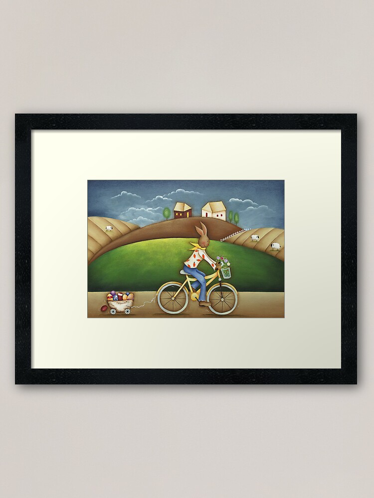 Alternate view of Easter Deliveries Framed Art Print