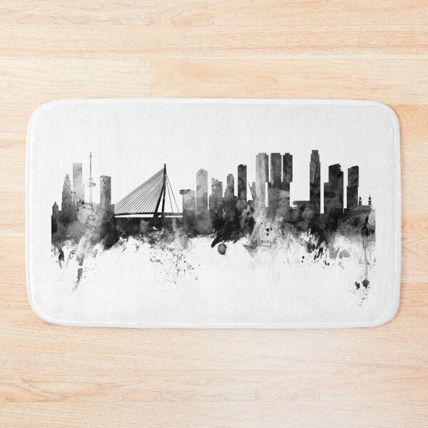 Item preview, Rotterdam The Netherlands Skyline designed and sold by ArtPrints.