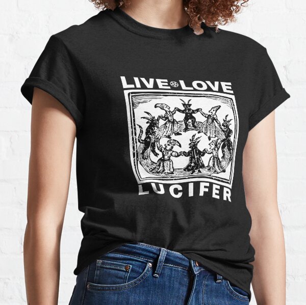 Live Love Lucifer + Pentagram Classic T-Shirt