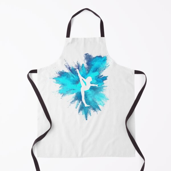 Item preview, Gymnast Silhouette - Blue Explosion  designed and sold by Flexiblepeople.
