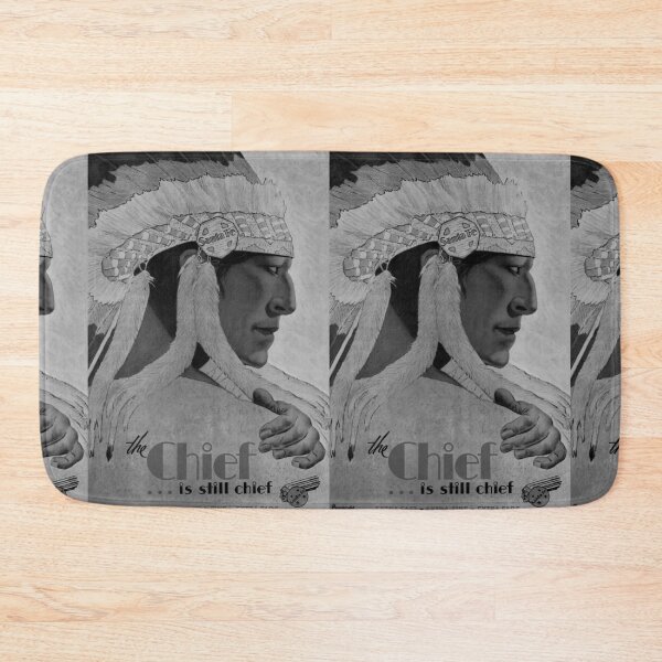 Item preview, The Chief is still Chief Noire vintage travel poster designed and sold by stickart-marek.