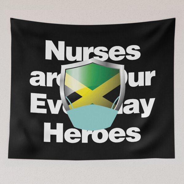 Item preview, Jamaica Nurses are Everyday Heroes designed and sold by HelloFromAja.