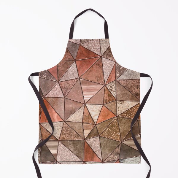 Aperçu de l'œuvre Triangles Style Vitrail Ombre Cuivre créée et vendue par artsandsoul.