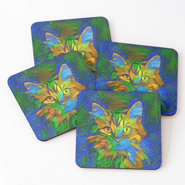 Item preview, Abstractions of abstract abstraction of cat designed and sold by blackhalt.
