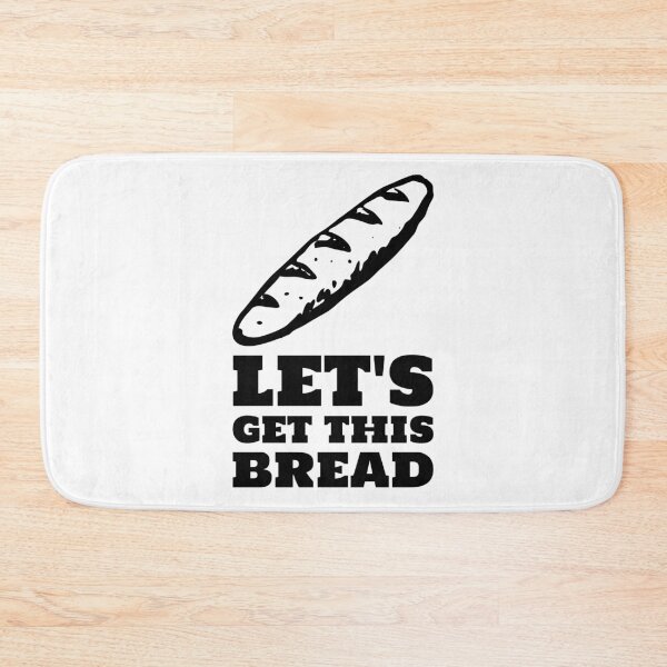 Item preview, Let's get this bread french baguette black designed and sold by javes93.