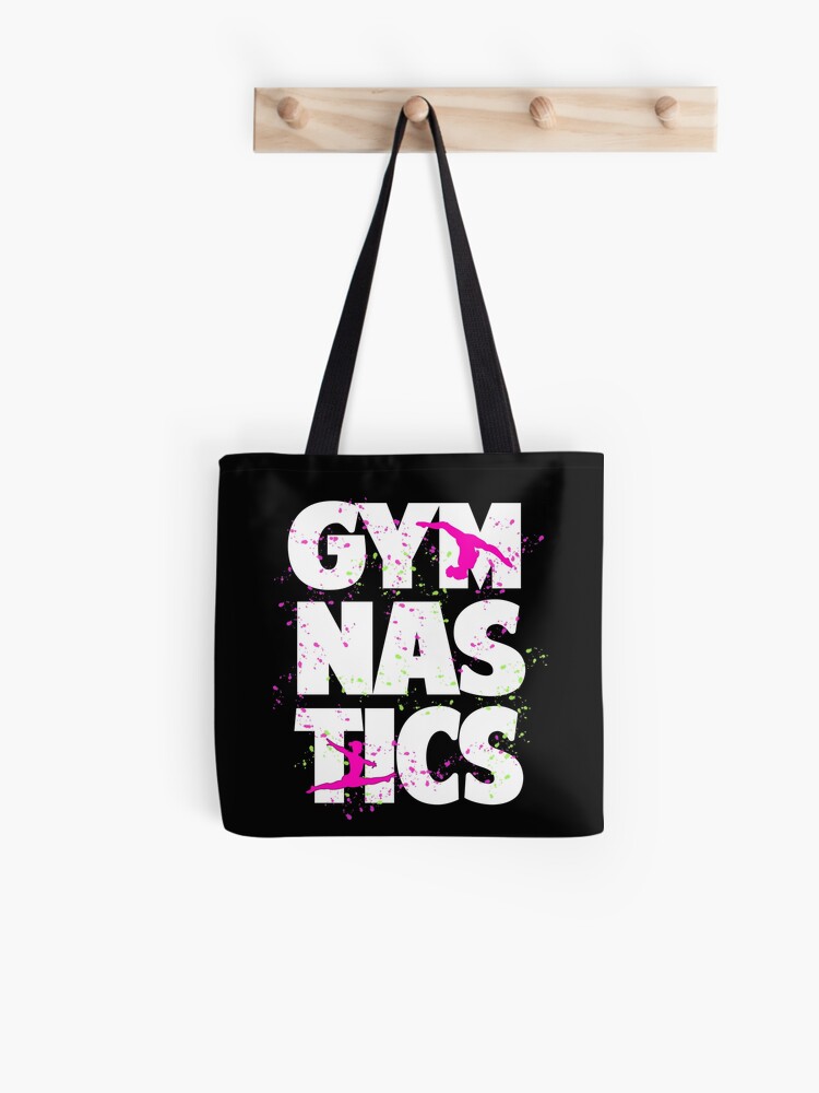 pink and green tote bags