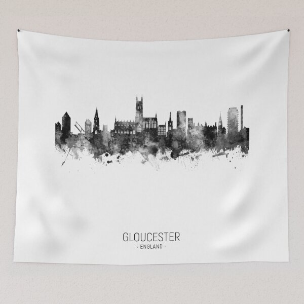 Item preview, Gloucester England Skyline designed and sold by ArtPrints.