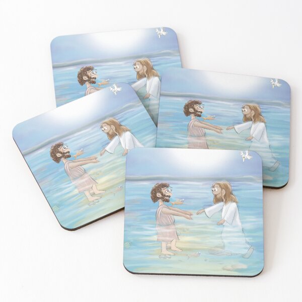 Item preview, Jesus and John The baptist designed and sold by laurasilvester.