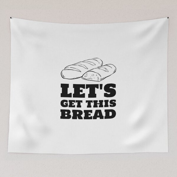 Item preview, Let's get this bread french baguette loaves black designed and sold by javes93.
